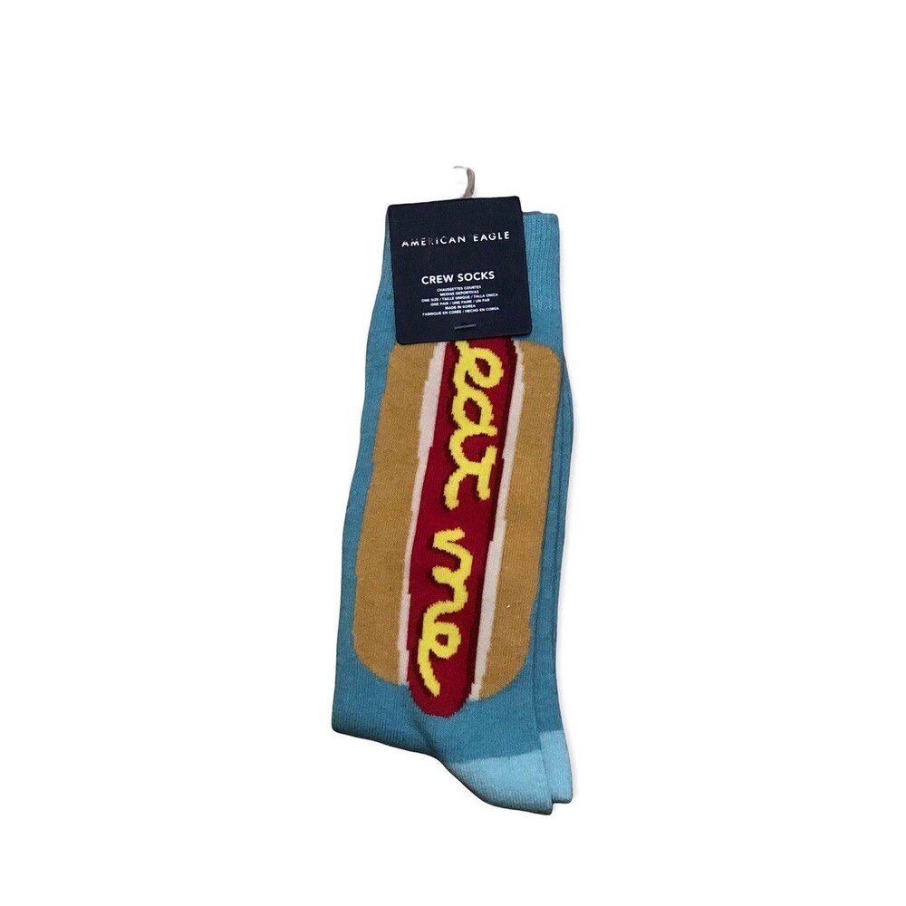 American Eagle Men's Crew Socks Eat Me